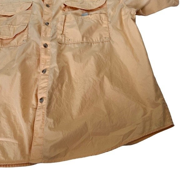Columbia PFG Performance Fishing Gear Large Utility Shirt Short Sleeve - Picture 5 of 14